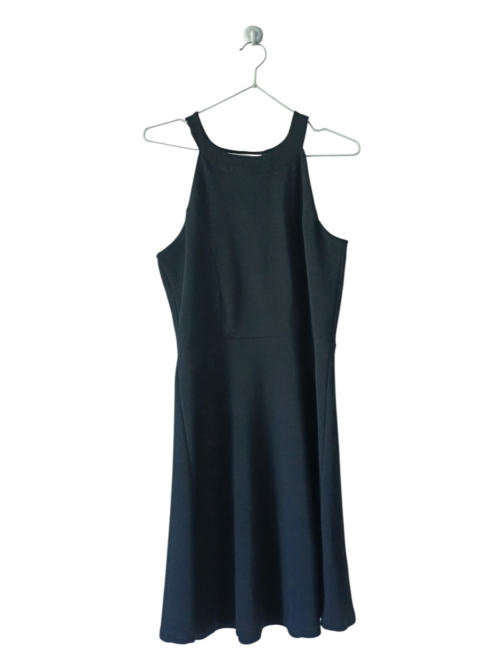 Lily Morgan Black Flare Halter Neck Midi Dress Size M